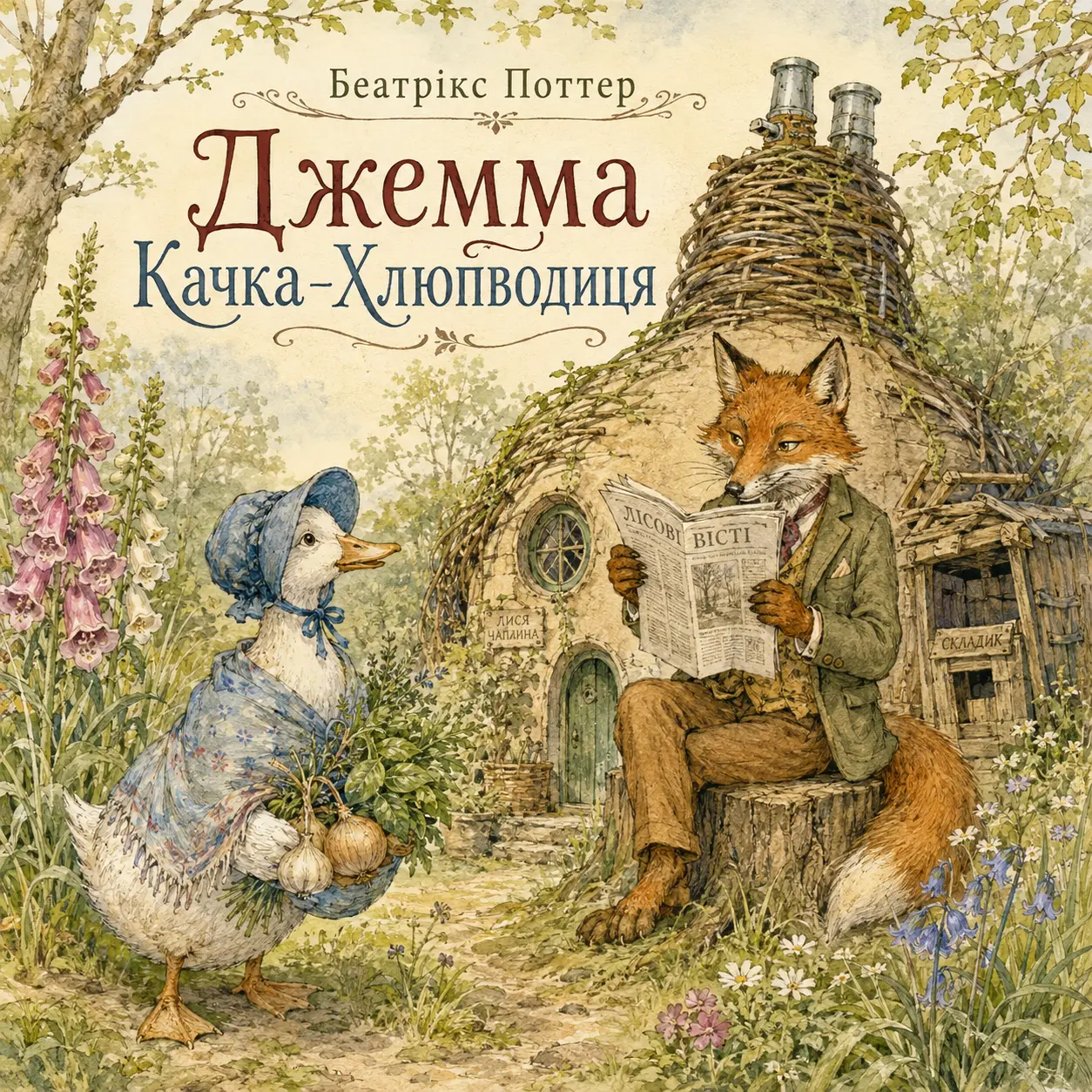 Ілюстрація до казки «Джемма Качка-Хлюпводиця»
