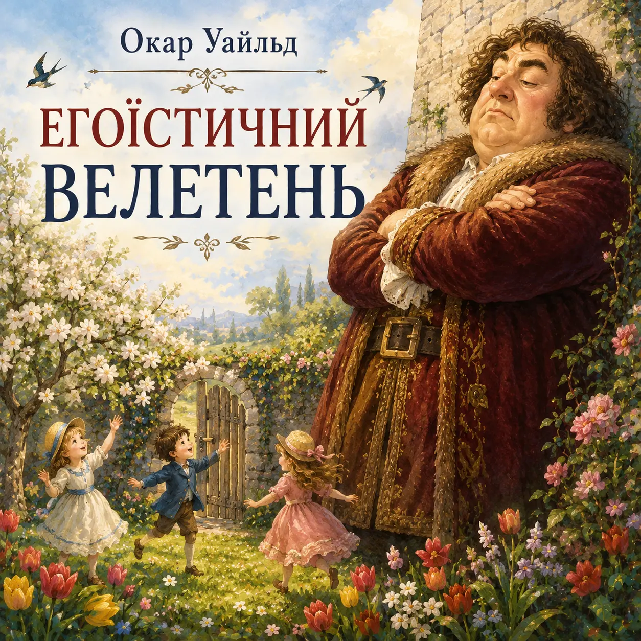 Ілюстрація до казки «Егоїстичний Велетень»