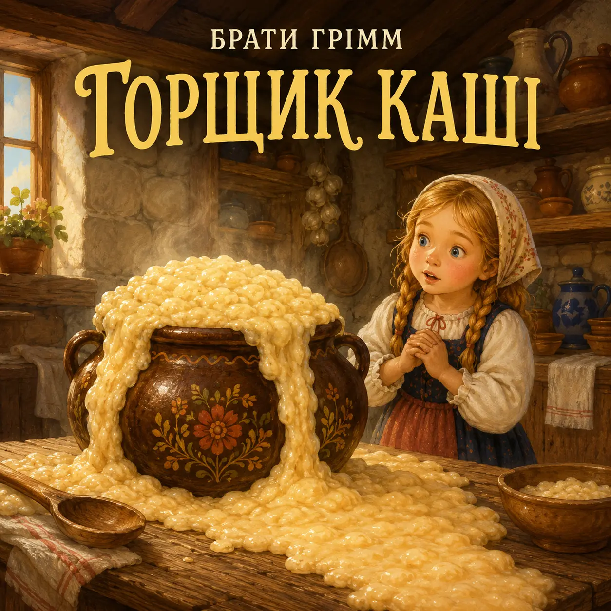 Ілюстрація до казки «Горщик каші»