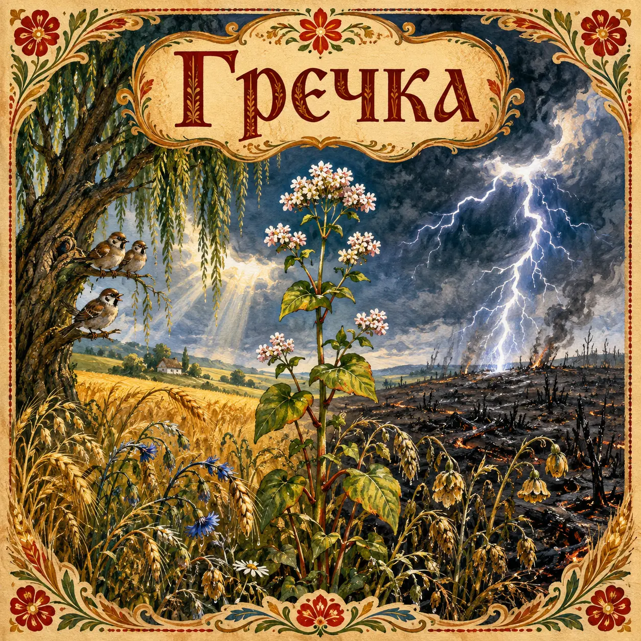 Ілюстрація до казки «Гречка»
