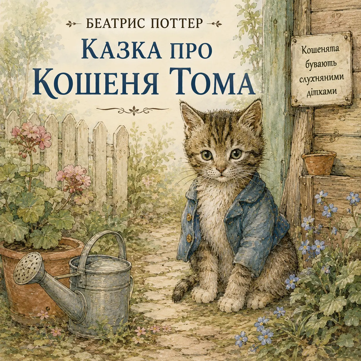 Ілюстрація до казки «Казка про кошеня Тома»