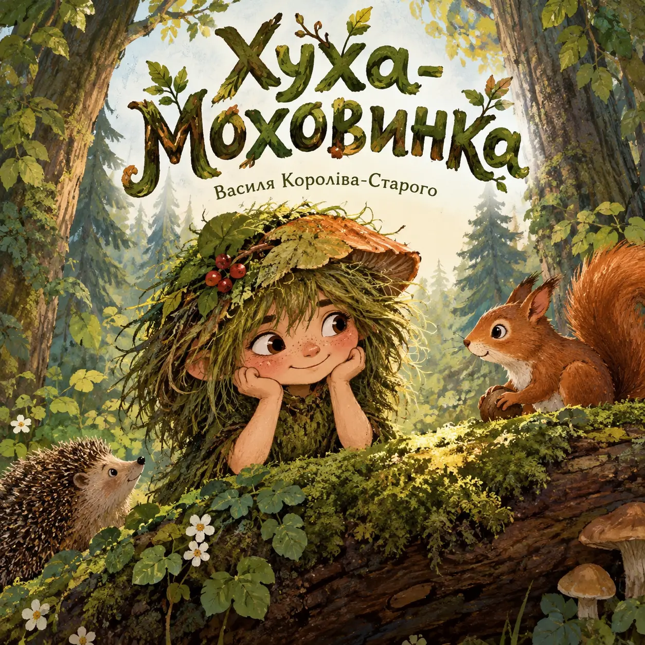 Ілюстрація до казки «Хуха-Моховинка»
