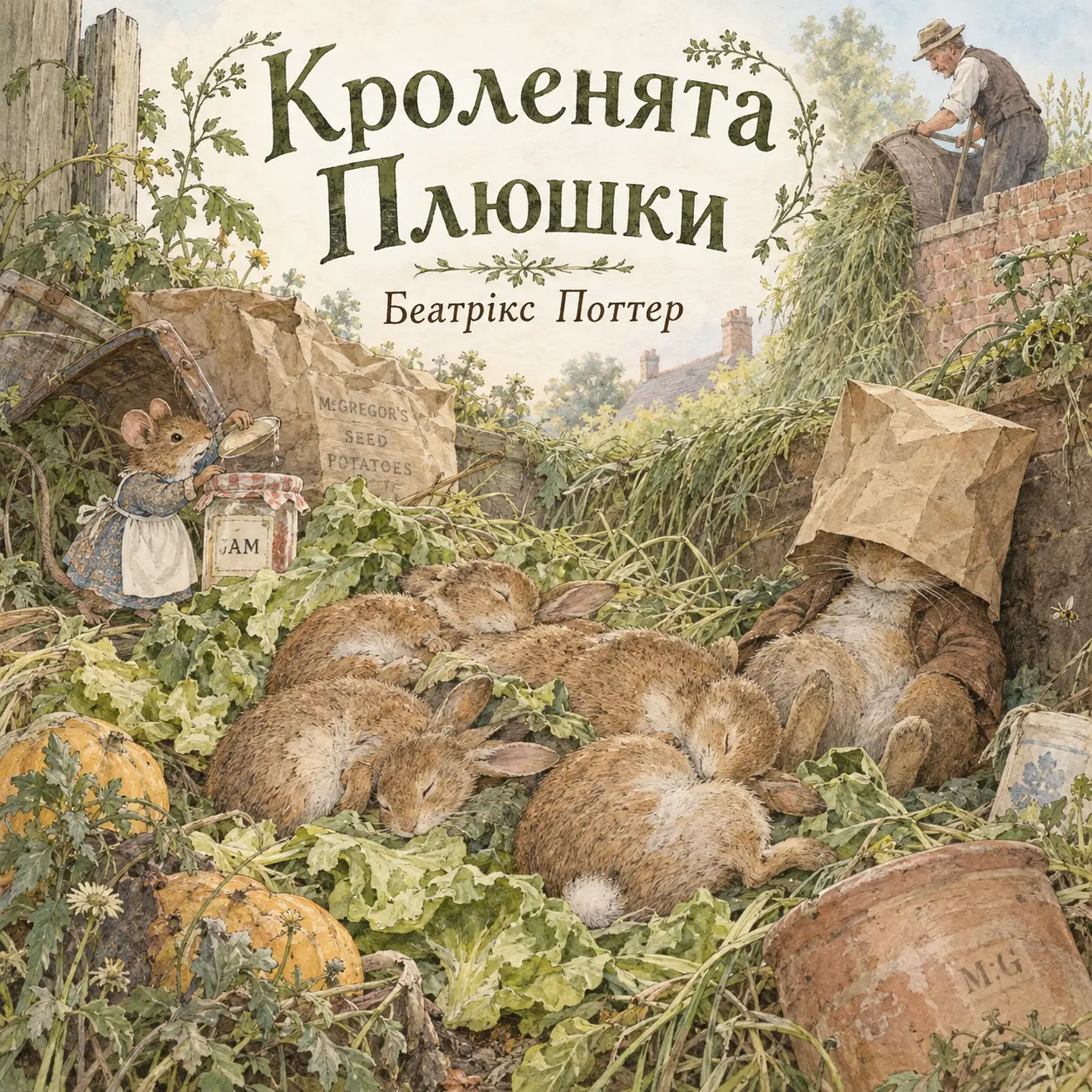 Ілюстрація до казки «Кроленята Плюшки»