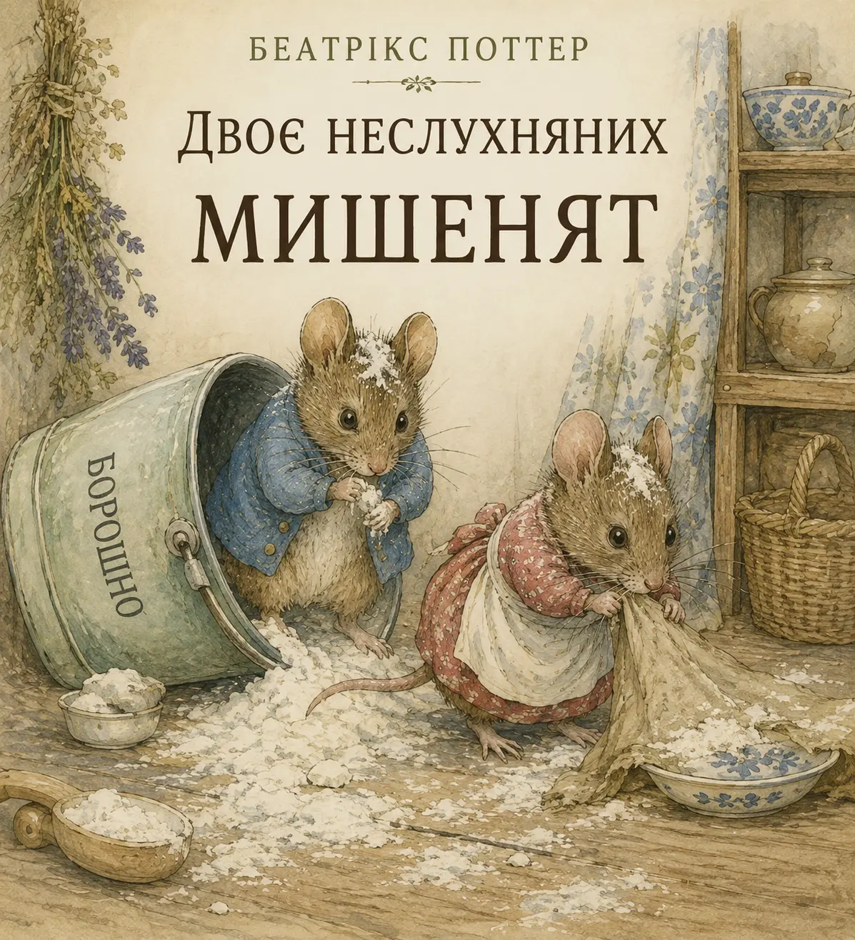 Ілюстрація до казки «Двоє неслухняних мишенят.»