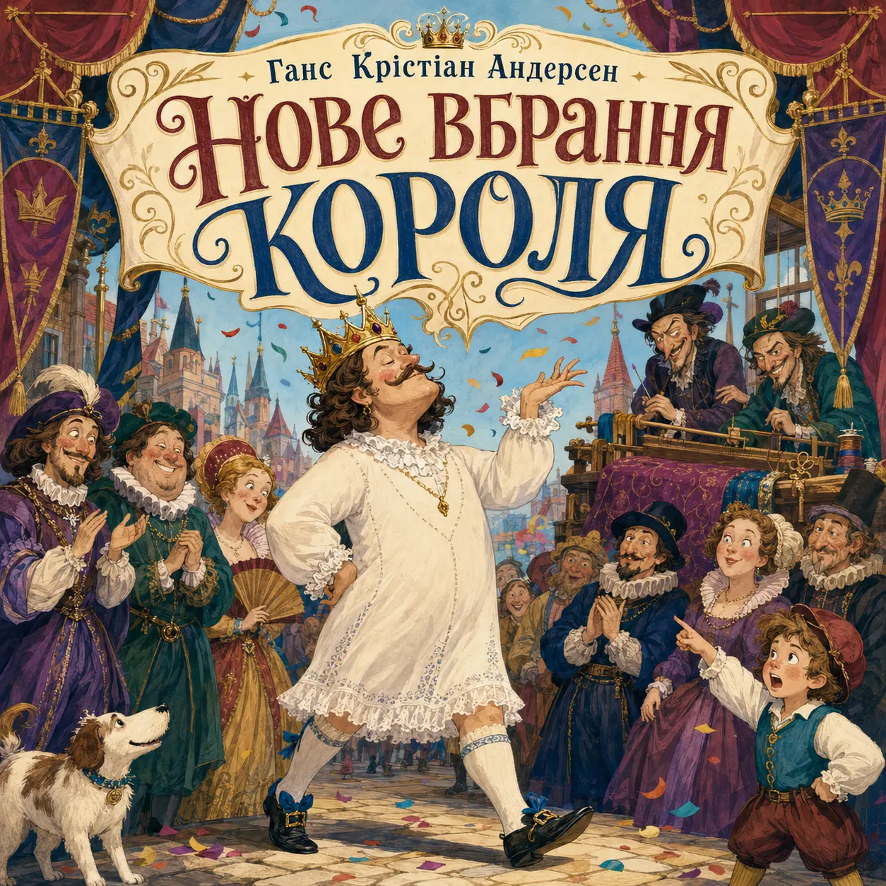 Ілюстрація до казки «Нове вбрання короля»