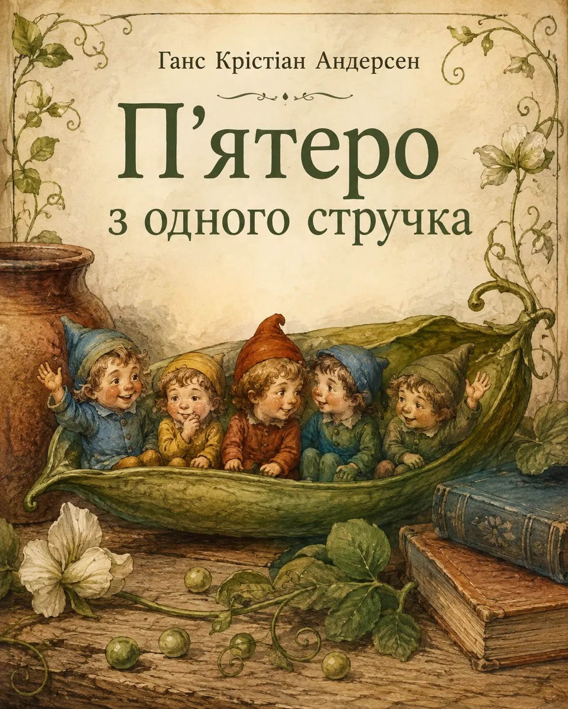 Ілюстрація до казки «П’ятеро з одного стручка»