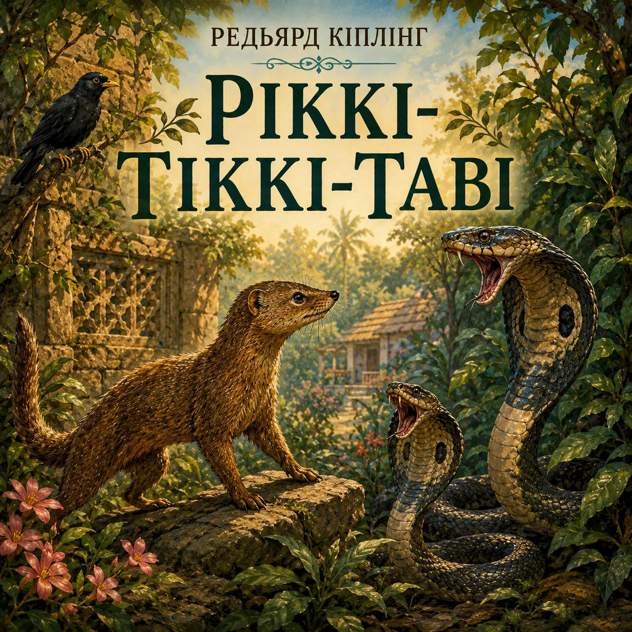 Ілюстрація до казки «Ріккі-Тіккі-Таві»