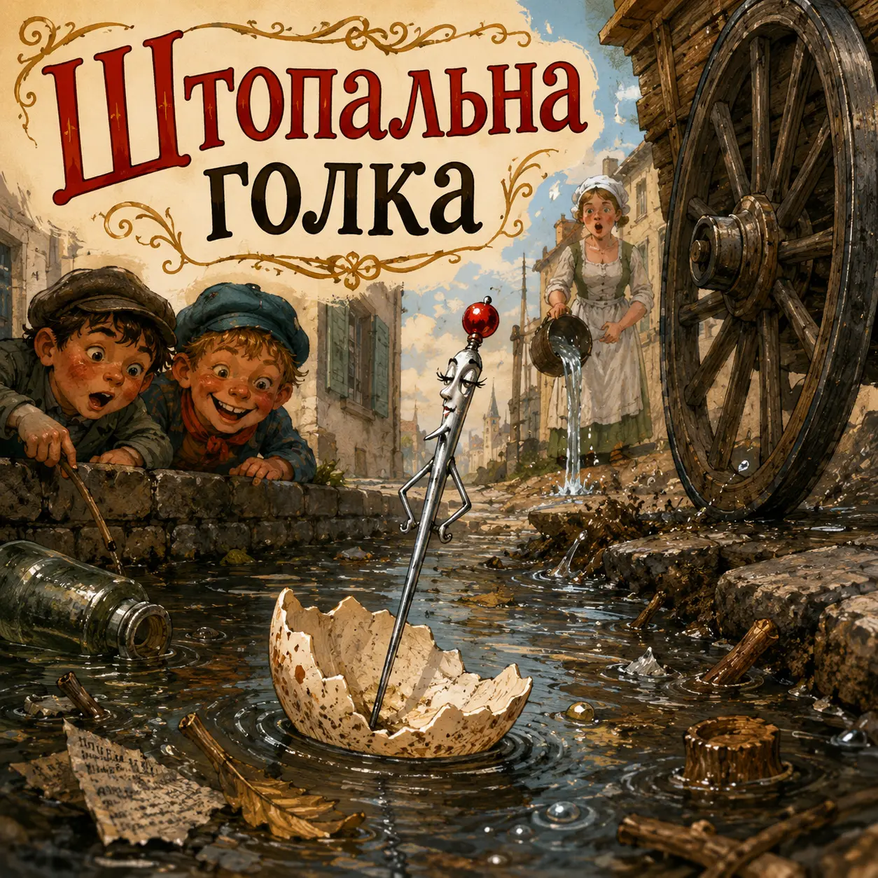 Ілюстрація до казки «Штопальна голка»