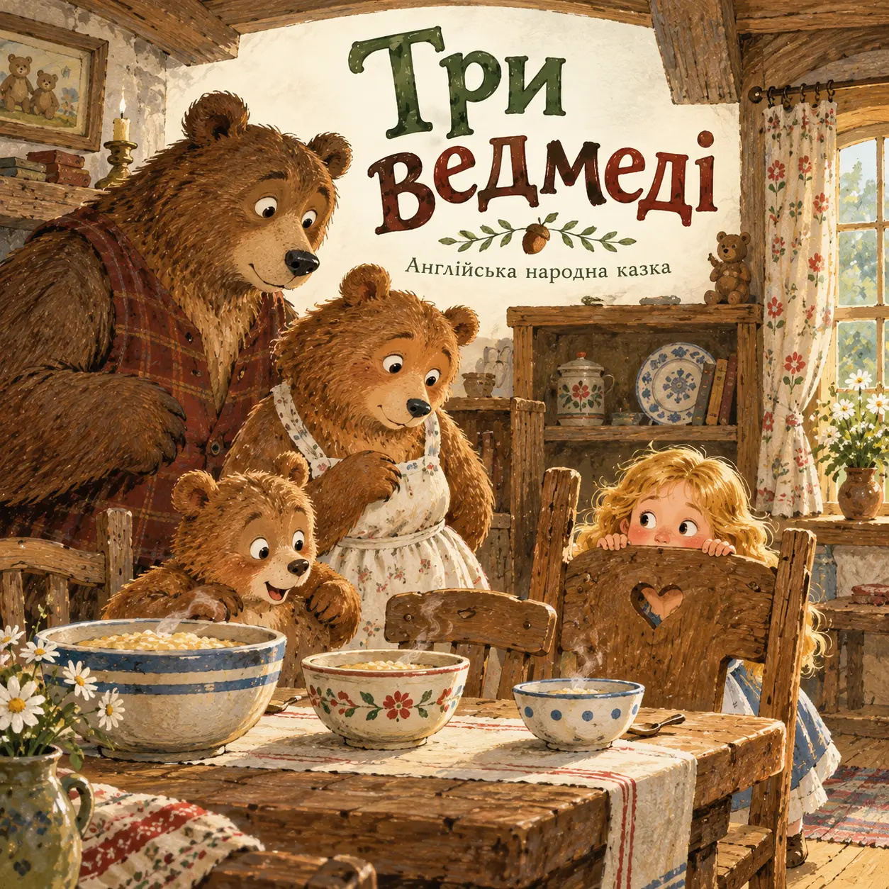 Ілюстрація до казки «Три ведмеді»