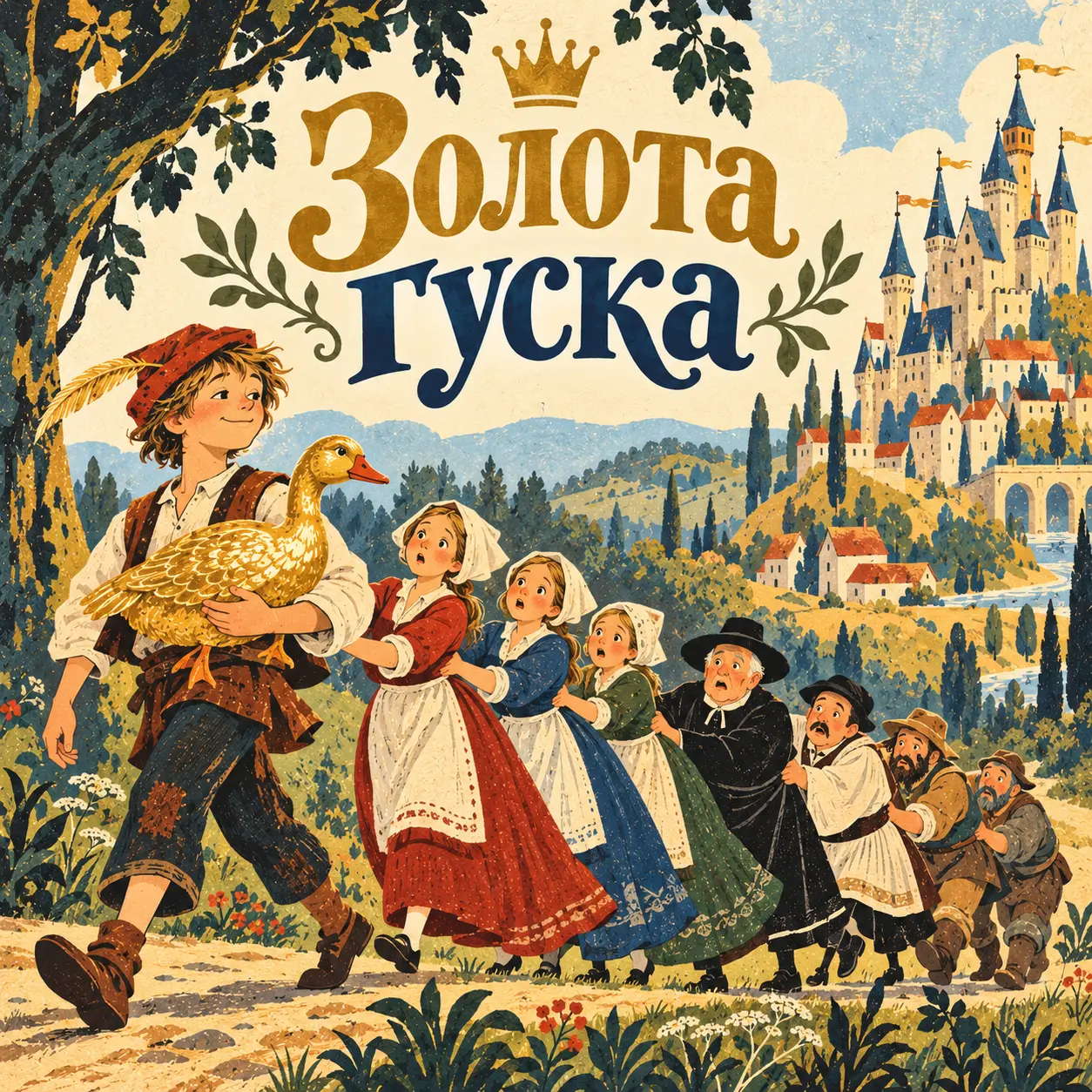 Ілюстрація до казки «Золота гуска»